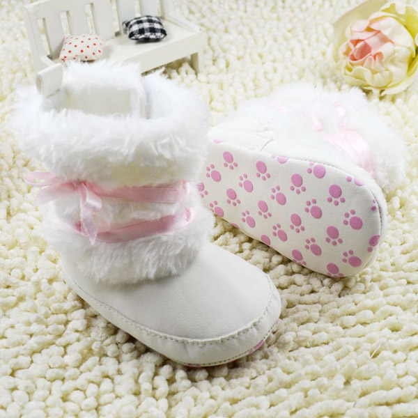 Baby Winter Soft Sole Crib Warm Flats Boot Toddler Prewalker Shoes Egmy Baby Shoes 